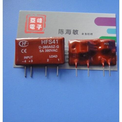 HONGFA HF HFS41-D-380A5Z-G 5A380VAC 4PINS Solid State Relay original New