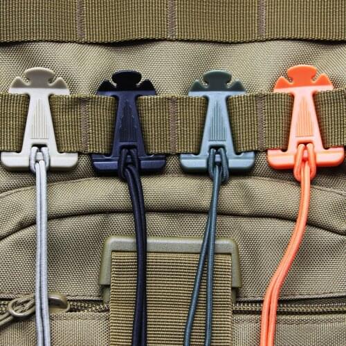 Camping Molle Backpack Buckle Carabiner Clips Multi Tool Outdoor Bag Hanger Hook Clamp Carabiner Survival Gear Tools Accessories