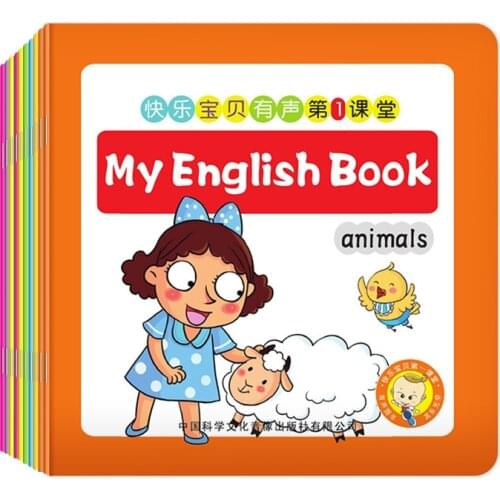 10 Books/Set Early Childhood English Story Book Preschool Enlightenment English Learning Picture Book libros