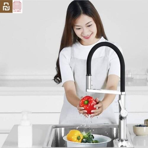 Youpin Dabai U-Yue Kitchen Intelligent Sensor Switch Faucet 300 Rotating Arm Universal Tube Water Kitchen Water-Tap
