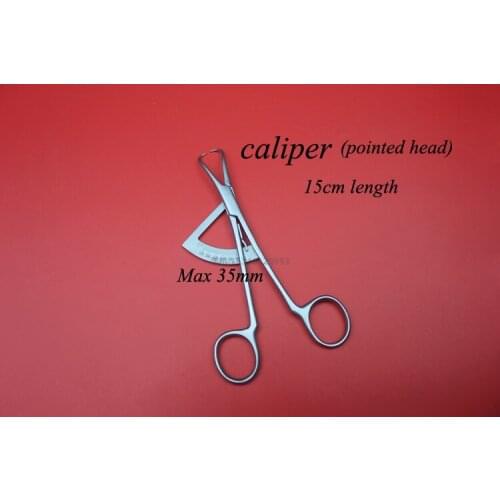 Orthopedics&dental use caliper stainless steel ruler diameter measurement orthopedist VET dentist materials for bone care