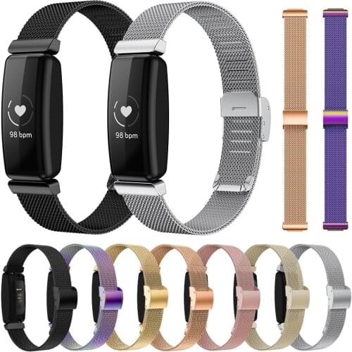Milanese Strap For Fitbit Inspire 2 Wristband Replacement Stainless Steel Bracelet Belt for Fitbit Inspire2 Watchband