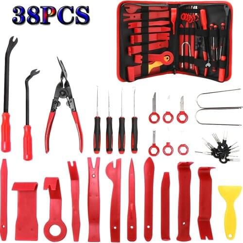 Hand Tool Kit Multifunction Car Dashboard Removal Kit Audio Removal Installer Tool Kit Car Panel Door Remover Pry Tool Set