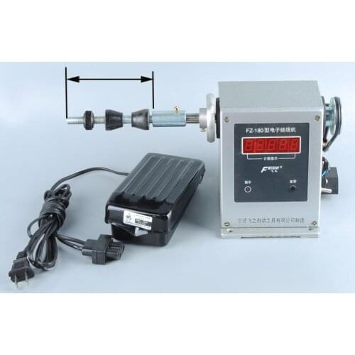 Electric counting winding machine Adjustable type semi-automatic winding Tool Industrial high-speed Winder 0-9999