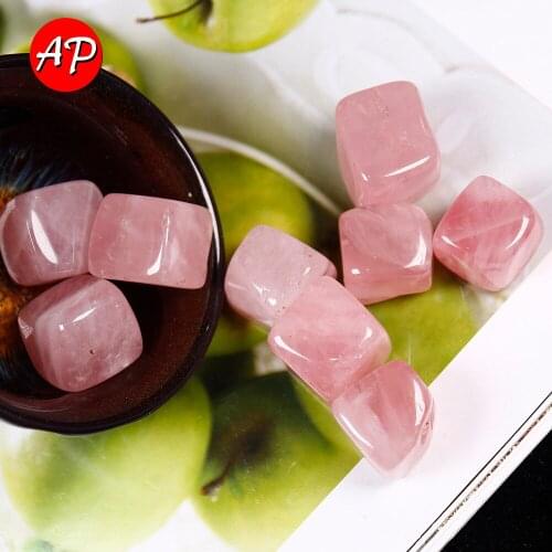 50g Natural Pink Block Crystal Gravel Rock Madagascar Rose Quartz Raw Gemstone Mineral Specimen Decoration Energy Stone