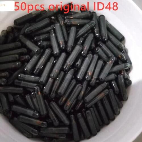 Original ID48 glass chip auto transponder chip ID 48 chip for VW Audi Skoda Honda car key blank