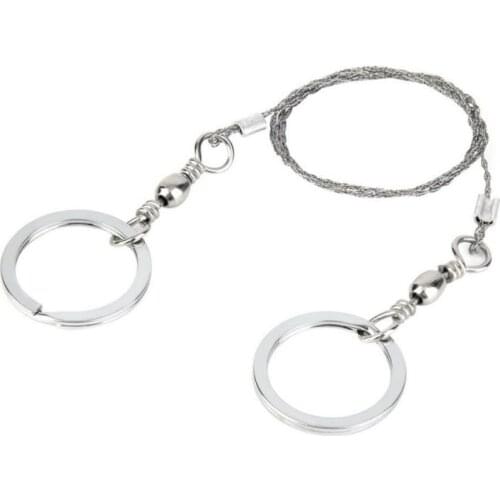 550mm Emergent Survival Wire Saw Camp Hike Outdoor Hunt Fish Hand Tool Fretsaw Bushcraft Kit Mountainclimb Cut Outdoor Tools