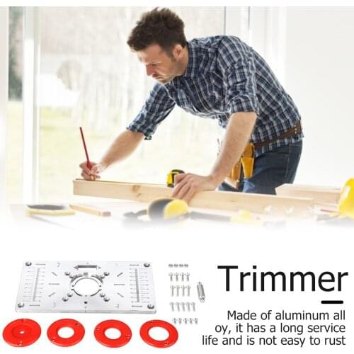 Benches Router Table Insert Plate Woodworking Benches Table Saw For Multifunctional Wood Plate Machine Engraving 4 Rings Tool