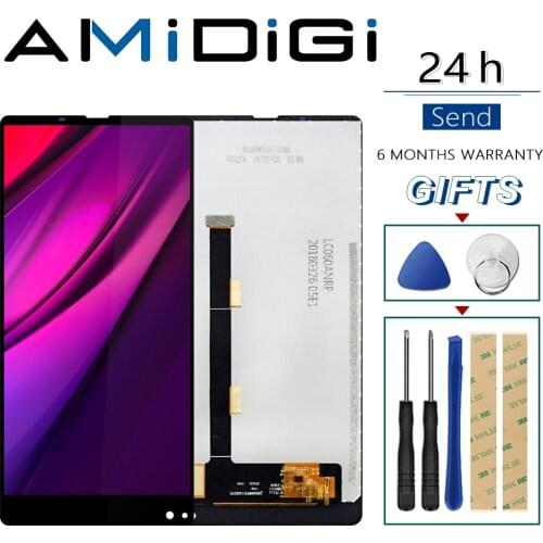 For Oukitel MIX 2 LCD Display And Touch Screen 5.99" Digitizer Assembly Replacement mix2 +Tools +Adhesive