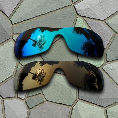 Sky Blue&Bronze Copper Sunglasses Polarized Replacement Lenses for Oakley Antix