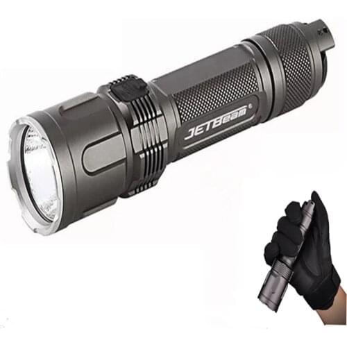JETBEAM Newest TH20 Military Series Tactical Flashlight 3980 Lumens 5 Modes Long Time Running Army Green Flashlight