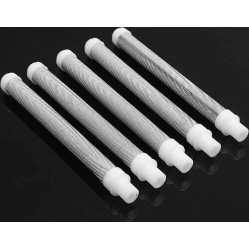 10PCS Universal Airless Paint Spray Pump Filter 60 Mesh Easy Out Plug-in Style