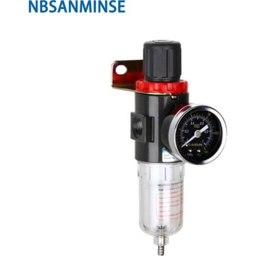 NBSANMINSE Air Preparation Units 1/4 3/8 1/2 AFR 2000 BFR Pneumatic Filter Regulator AIRTAC Type FRL Units Auto Drain