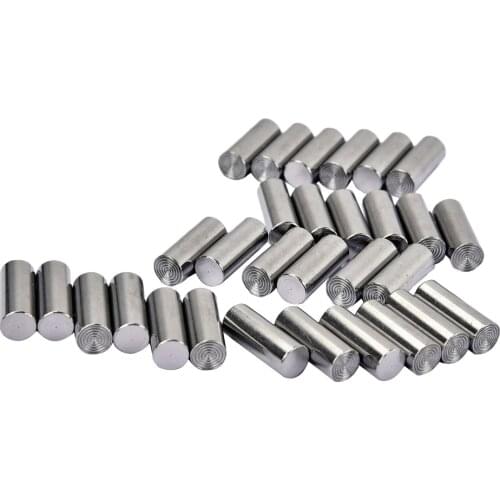 50 Pieces Bass Guitar Mandolin Pickup Pole Plugs Musical Instrument Parts 18 x 7mm