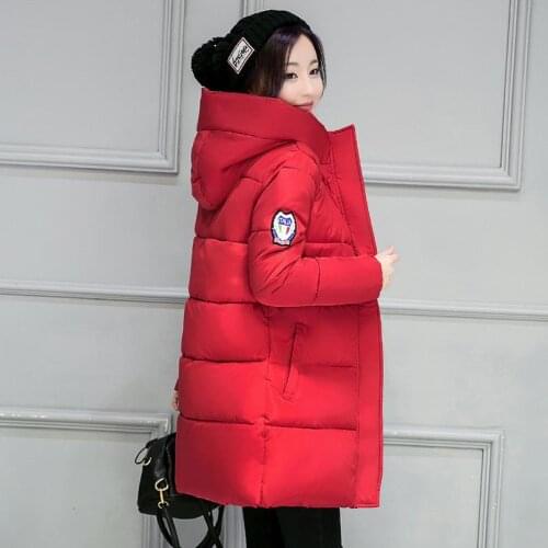 Ladies fashion warm hats cotton new parker medium-length cotton coat ladie casual wear otton liner winter cotton clothing G46