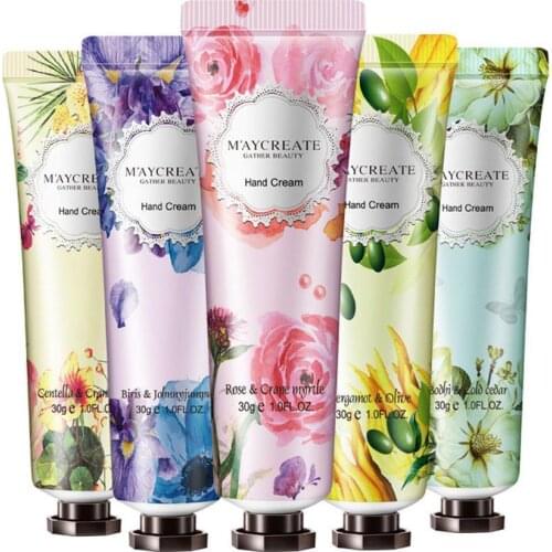 1pc Moisturizing Plant Extract Fragrance Hand Cream Anti-cracking Hand Care Wholesale Lotion Skin Nails Anti-dryness G2E9