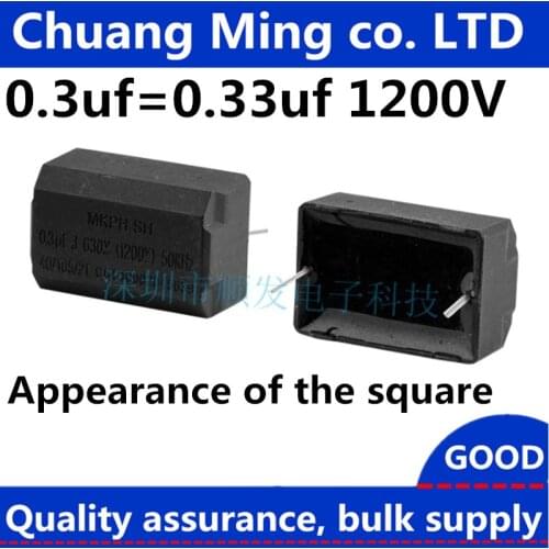 10pcs/lots Induction cooker capacitor 0.33uf 0.3uf 630V 1200V high voltage capacitor