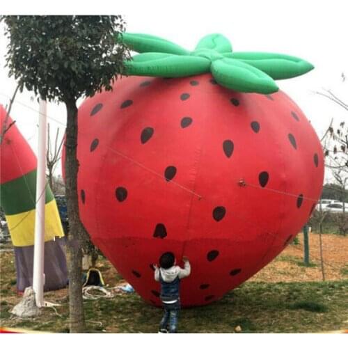 2m 3m 4m 5m Advertising Inflatable Strawberry Fruits Festival Custom Model Hot Animals & Nature Grownups Plush