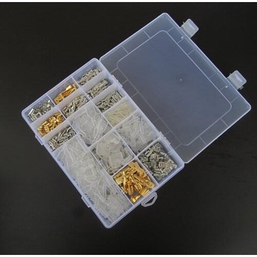440pcs 2.8 4.8 6.3 7.8mm Plug-in spring insert, plug-in flag, cold-pressed terminal kits