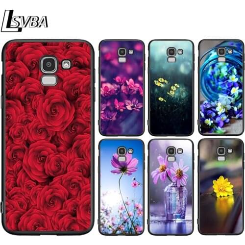Natural flower For Samsung Galaxy J8 J7 Duo J6 J5 Prime J4 Plus J3 J2 Core 2018 2017 2016 Phone Case