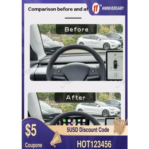 Ditigal Cluster Android Car LCD Dashboard For Tesla Model 3 Model Y Instrument Panel Modified And Upgraded LCD Multifunctional