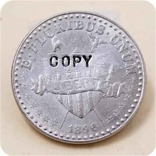 COPY REPLICA 1896 Shield 1C One Cent Patterns COPY COIN FREE SHIPPING