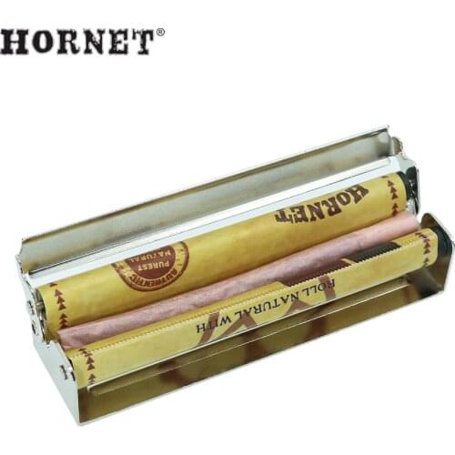 HORNET DANGER 110MM Cigarette Rolling Machine KingSize Metal Cigarette Maker Hand Roller Papers