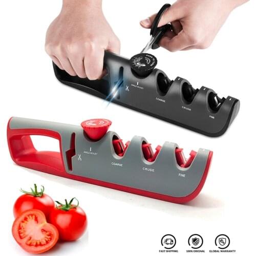 Multifunction Knife Sharpener Adjustable Angle Grind scissors Professional Grinding Machine Sharpening Tools 4 in 1sharpener