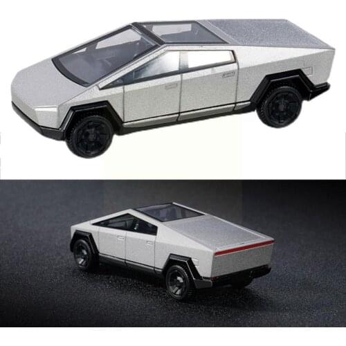 1/64 Alloy Car Model Toy for Tesla Cybertruck Diecast Children Model Toy Vehicles Replica Gifts Car Cars M8L2