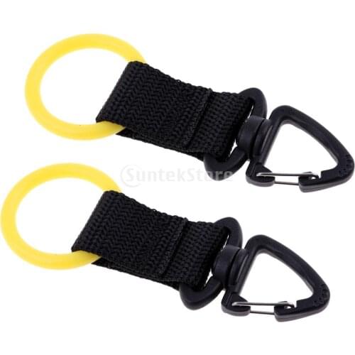 Pack of 2 Mouthpiece Holder Regulator Octopus Retainer Clip Lanyard Scuba Diving Snorkeling Gear Equipment Accessories