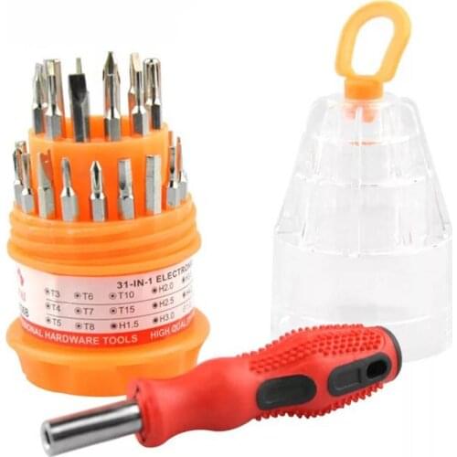 NEW 31 In 1 Screwdriver Set Household Maintenance Tools Combination Screw Disassembly Supplies Car Emergency Tool