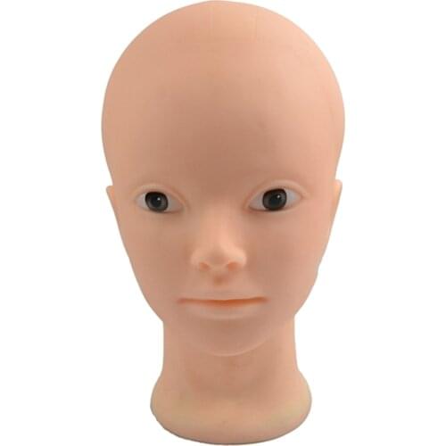 Perfeclan Silicone Makeup Cosmetology Training Mannequin Practice Head Model