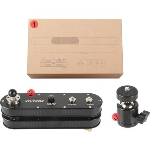 Viltrox GT-V70 Portable Camera Track Slider with Extends Up to 4x Distance for GoPro Action Cameras Smartphone DSLR ILDC
