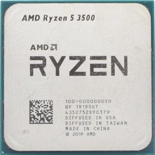 AMD Ryzen 5 3500 R5 3500 3.6GHz Six-Core Six-Thread CPU Processor 65W L3=16M Socket AM4