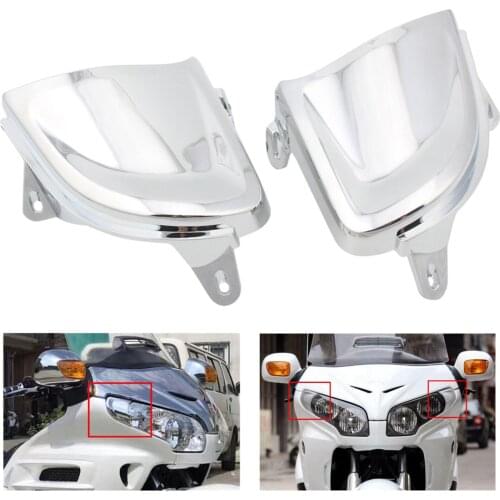 Replacement Motorcycle Front Headlight Panel Cover Trim, Easy to Install. Head Plate Fairing Trim For Honda Gold Wing GL 1800