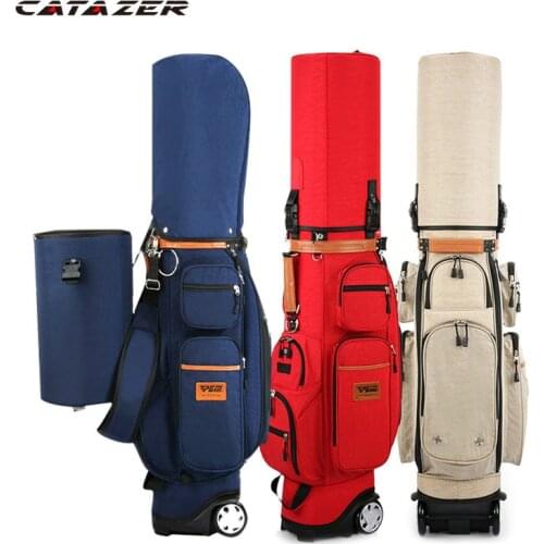 Golf Standard Ball Bag Men and Womens Multi-functional Consignment Air Bag with Tug Lock Hard Shell Ball Bag Cap Rain Cover