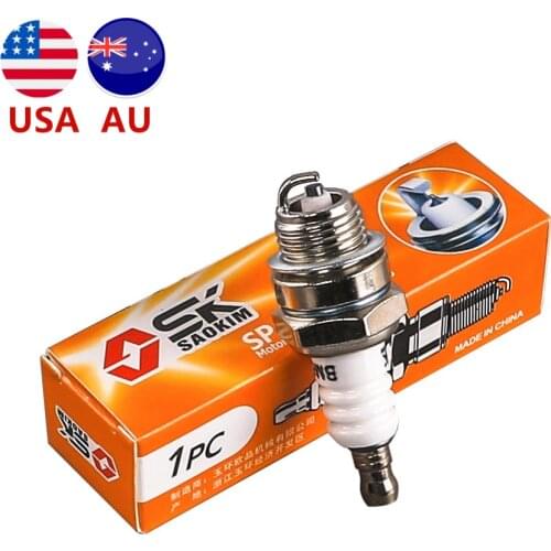 5/10Pcs Motorcycle Racing Spark Plug BM6A for 2-Stroke Mini Moto Racing Pocket Quad ATV Dirt Pit Bike