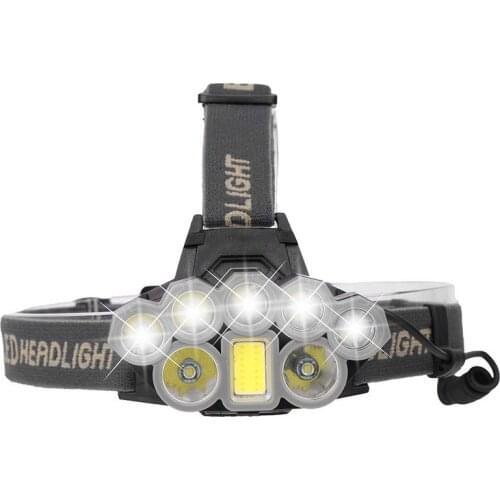 90000 Lumens XMLT6 8T6 LED Headlights USB Charging Headlights Long-range Fishing Headlights Outdoor Glaring Headlights Head Lamp