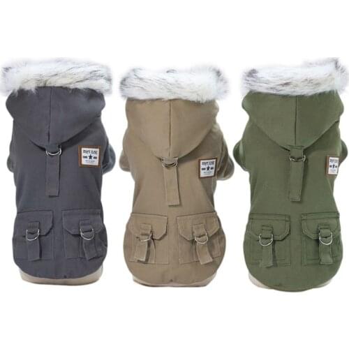 High Quality Pets Dog Clothes Cotton Winter Jacket Coat Costumes Hoodies Clothes for Small Puppy for Small and Medium Dogs