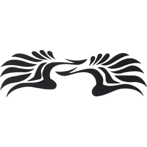 1 Pair Angel wings reflective vinyl Car sticker Helmet sticker waterproof Car rearview mirror decal Sticker