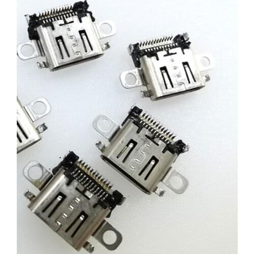 10Pcs Original Used For Nintendo Switch Lite Type-C USB Charging Port Power Charger Connector Dock Socket