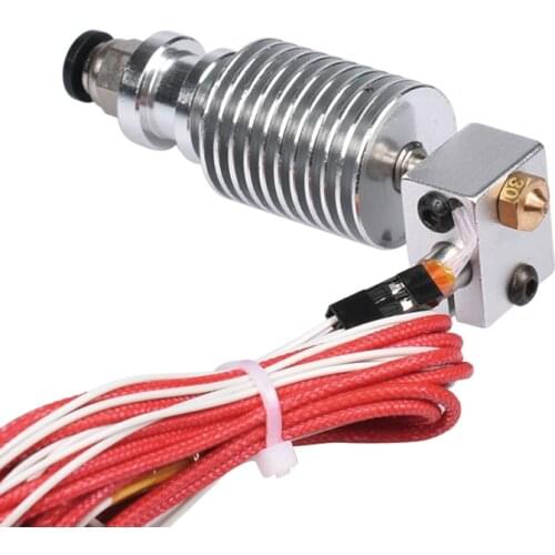 3D Printer Parts DIY V6 Bowden Extruder Hotend for 1.75mm/3mm filament 0.2/0.3/0.4/0.5/0.6/0.8/1.0mm Nozzle Long distance J-head