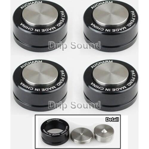 4pcs 39mm Stainless Steel Speaker Spike Pad Shock-absorbing Isolation Stand Feet Adjustable Damping Nail #3