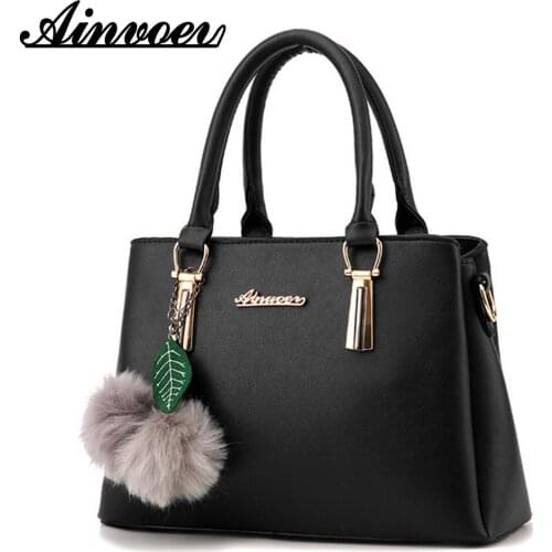 Ainvoev Women's Fur Bags