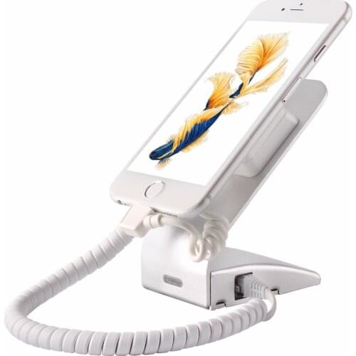 Anti Theft Phone Display Stand with Charging and Alarm Function for Mobile Phone Exhibition Shop