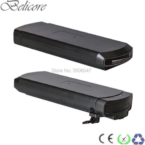 Free shipping 750w 1000w rear rack battery pack 14S 52V 11.6ah 12ah 14ah ebike luggage battery pack with charger