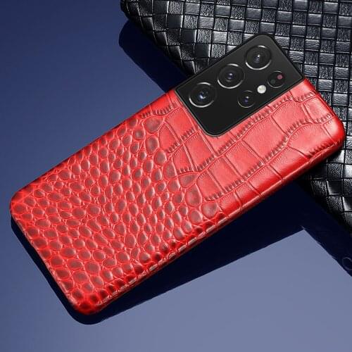 Genuine Leather Cowhide Cover Case For Samsung Galaxy S21 Ultra S20 FE S8 S9 S10 S21 Plus Note 20 10 9 A51 A71 A31 A50 M31 M51