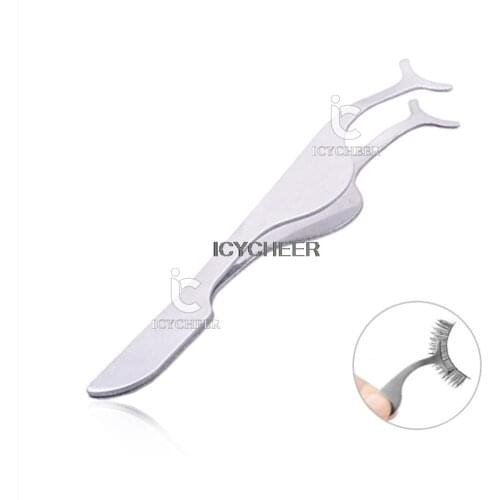 ICYCHEER 1pcs False Eyelash Makeup Tweezers Fake Eye Lash Applicator Clip Makeup Tool New