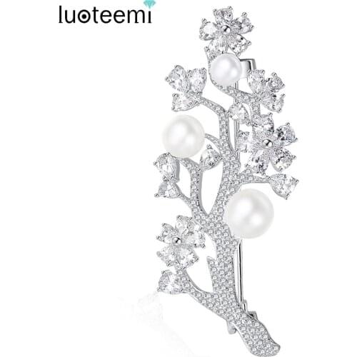 Броши цветок на одежду LUOTEEMI China At AliExpress