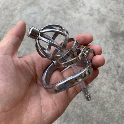 Metal Penis Cage Stainless Steel Male Chastity Device Belt Cage Restraint Penis Sex Tools For Men Gay Penis Cock Ring Sex Shop